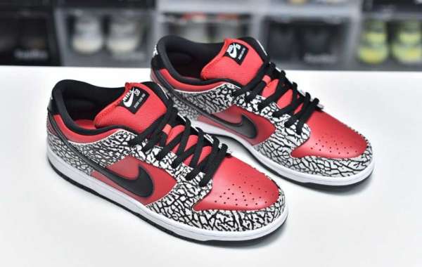 Rot Zement Stil: Nike Dunk Low SB Supreme